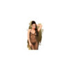 Nuisette longue et string assorti Noir Love on fire 